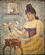 Georges Seurat Young Woman Powdering Herself china oil painting reproduction